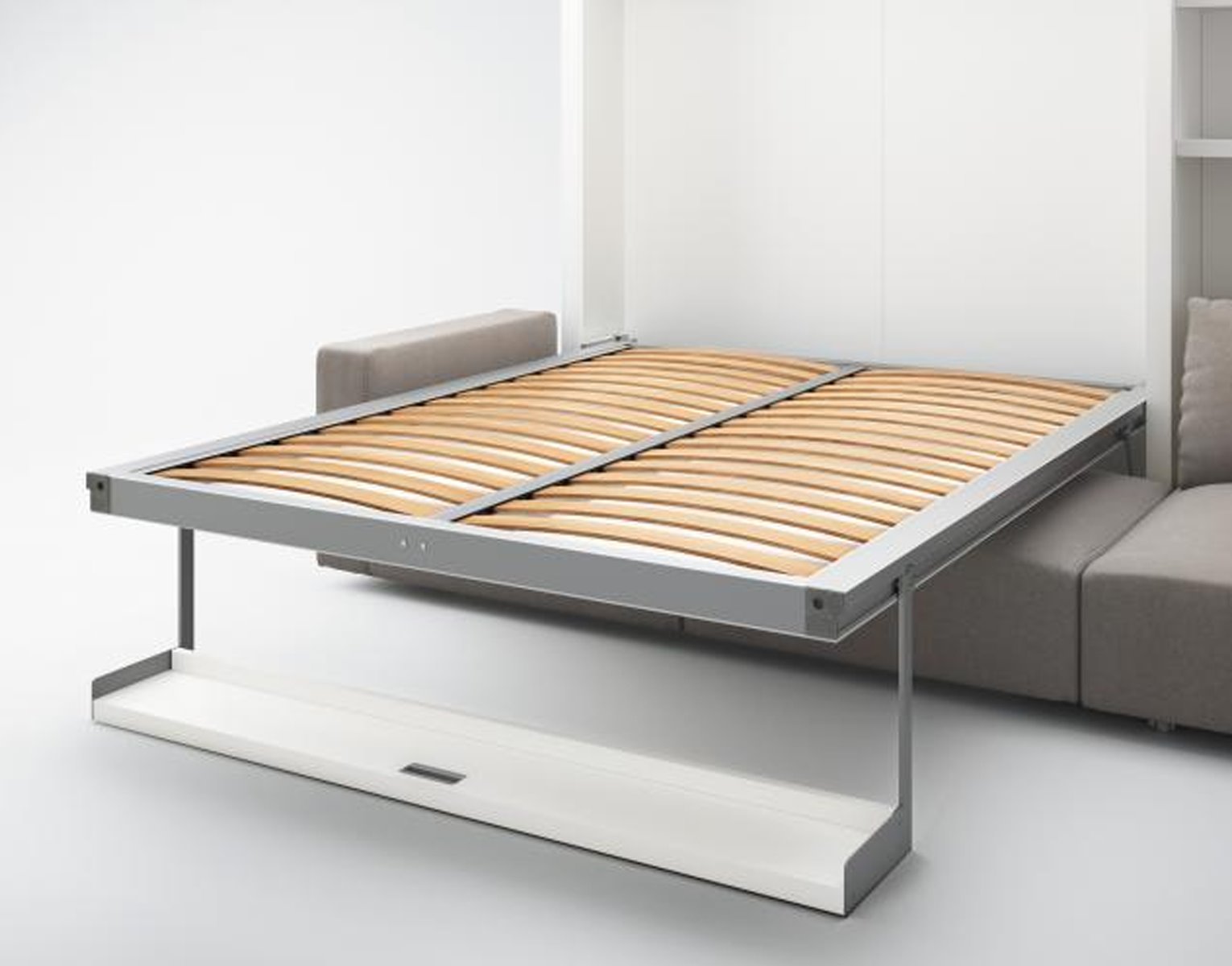 Wandbed  C bedbodem aluminium bed habits